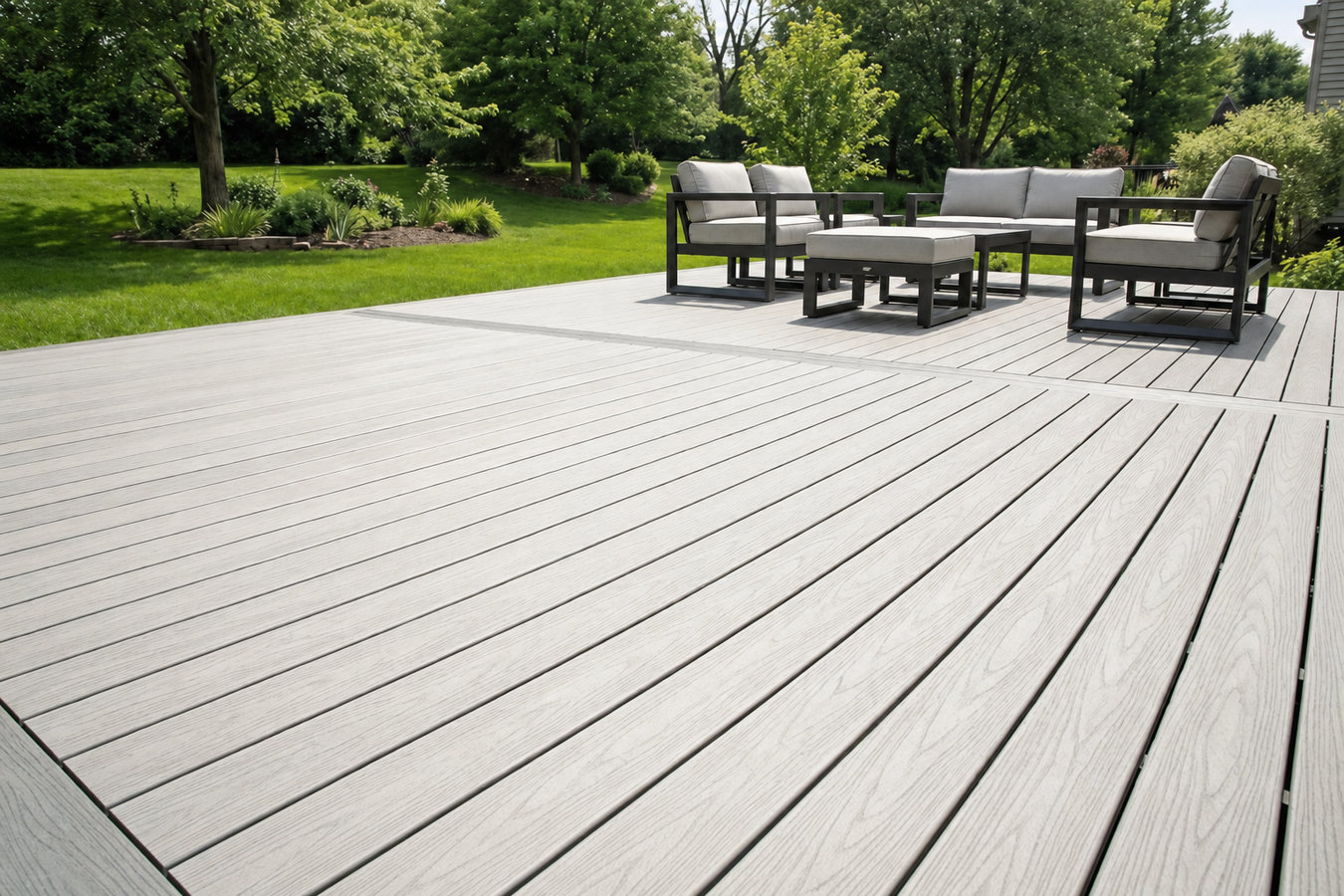 Trex deck installation